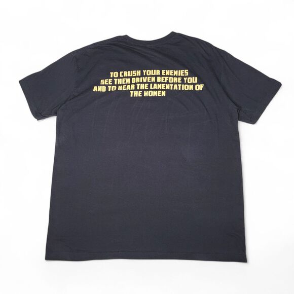 Vintage Conan The Barbarian T-Shirt Men's XL 90's Pacific Tag Made In USA Black - Picture 2 of 5